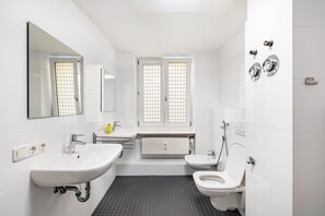 Shower, hair dryer
