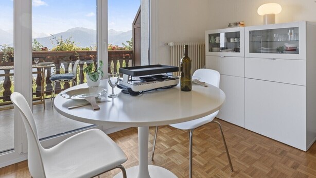 Dining - Crans-Montana - studio, 2 pers - Balcon & vue (Crans-Montana)