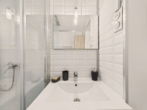 Shower, hair dryer