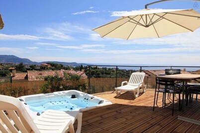 NICE-SPA-Sea view-Garden-8 People