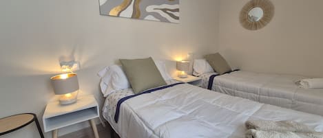 3 soverom, wi-fi (inkludert) og sengetøy