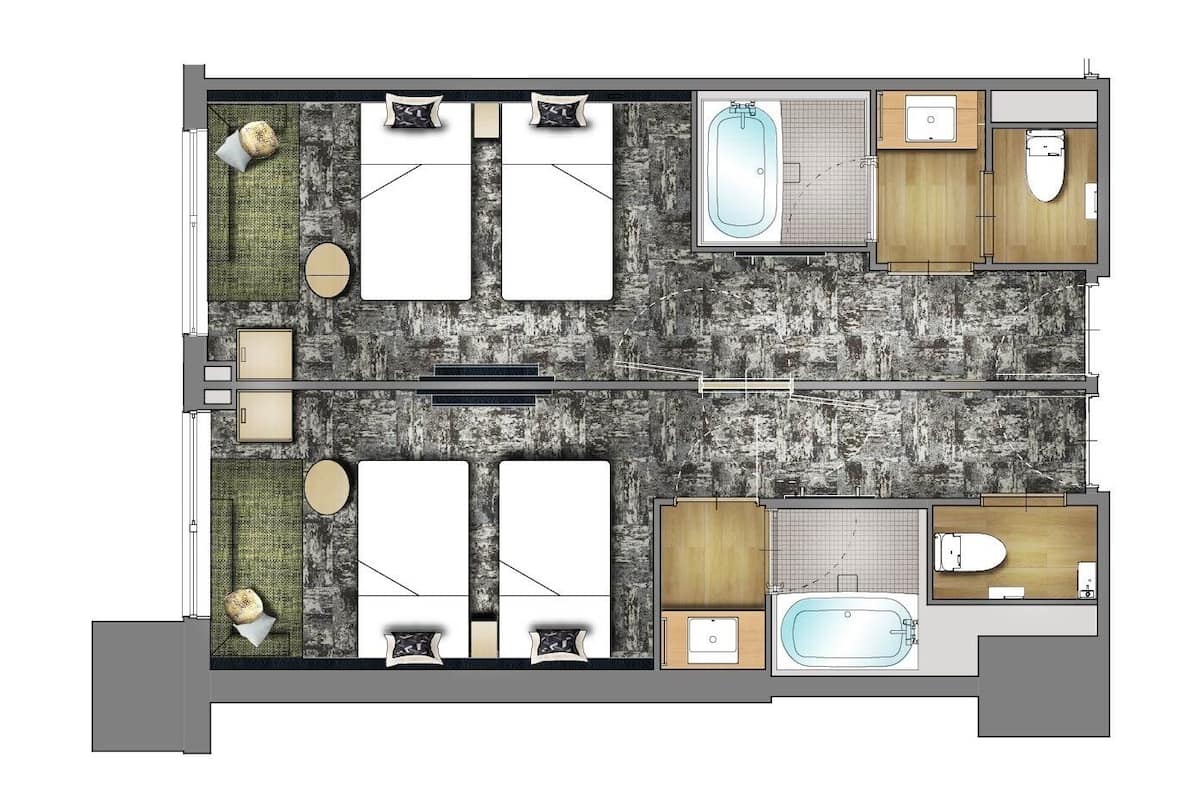 Connecting Room, Non Smoking | In-room safe, laptop workspace, iron/ironing board, free WiFi