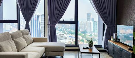 Apartment, 3 Bedrooms | Living area