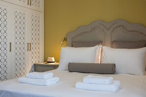 1 bedroom, iron/ironing board, bed sheets