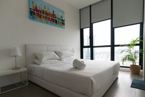 Superior Apartment, 3 Bedrooms, Balcony, City View | Desk, laptop workspace, iron/ironing board, free WiFi