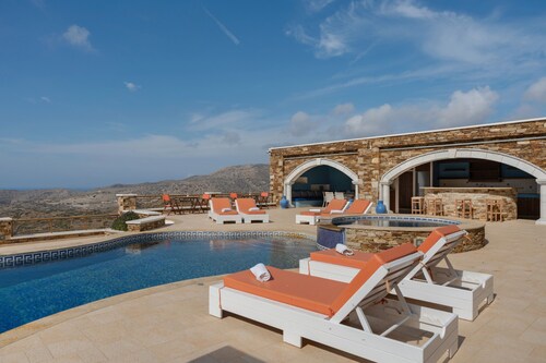 Maison de Vacances 'Faith - Ios' avec Vue sur la Mer, Wi-Fi et Climatisation