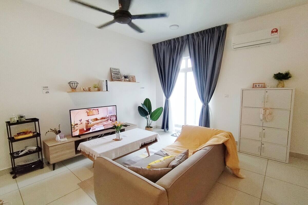 Superior Apartment, 3 Bedrooms, Balcony, City View | Ruang tamu