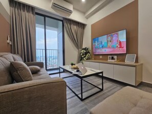 Superior appartement, 3 slaapkamers, balkon, uitzicht op de stad | Uitzicht vanuit de kamer