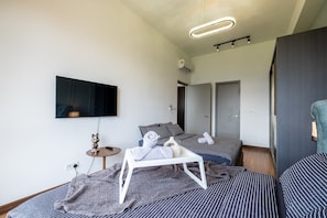 Desk, laptop workspace, iron/ironing board, free WiFi