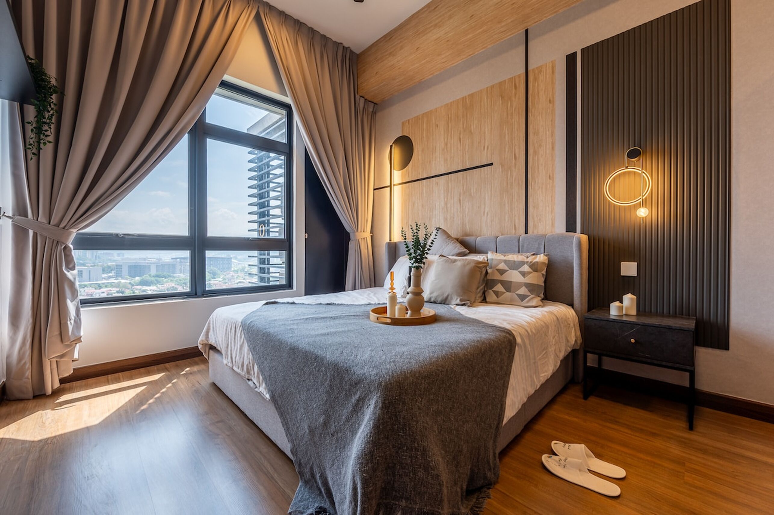 Superior Apartment, 2 Bedrooms, Balcony, City View | Desk, laptop workspace, iron/ironing board, free WiFi