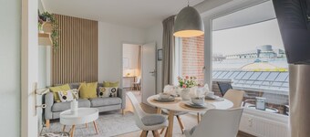 Appartement 'Rentaflat Hamburg 01 Am Bahnhof' avec balcon et Wi-Fi