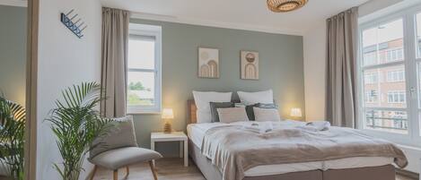 2 chambres, fer et planche Ă repasser, Wi-Fi, draps fournis