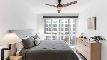 2 bedrooms, iron/ironing board, free WiFi, bed sheets