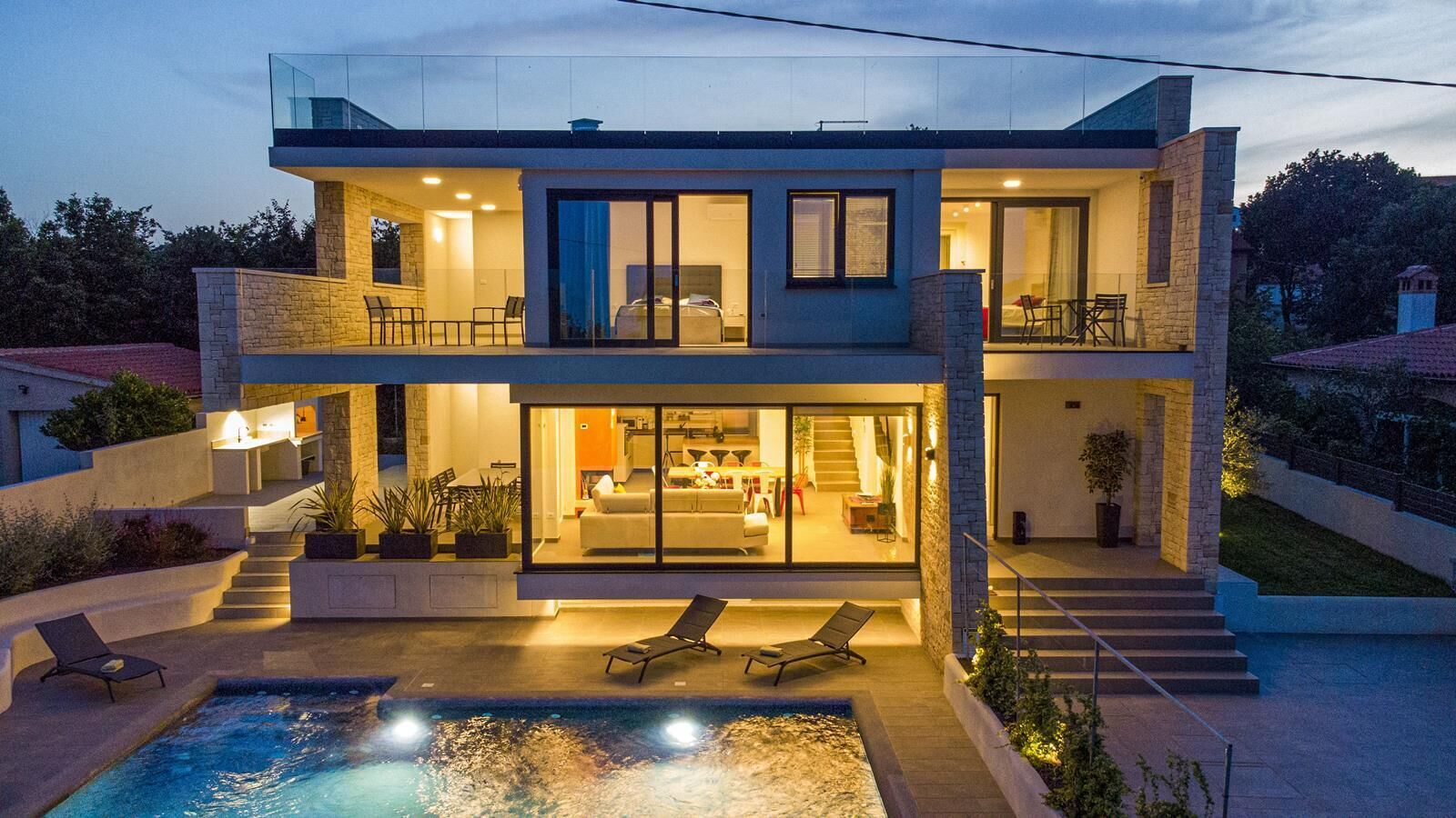 Alberca al aire libre 