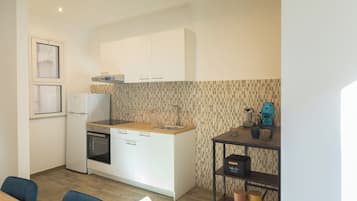 Deluxe-Maisonette, Balkon, Stadtblick | Eigene Küche | Kühlschrank, Herdplatte, Espressomaschine