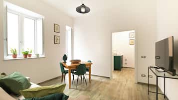 Deluxe Apartment, 1 King Bed with Sofa bed | Living area