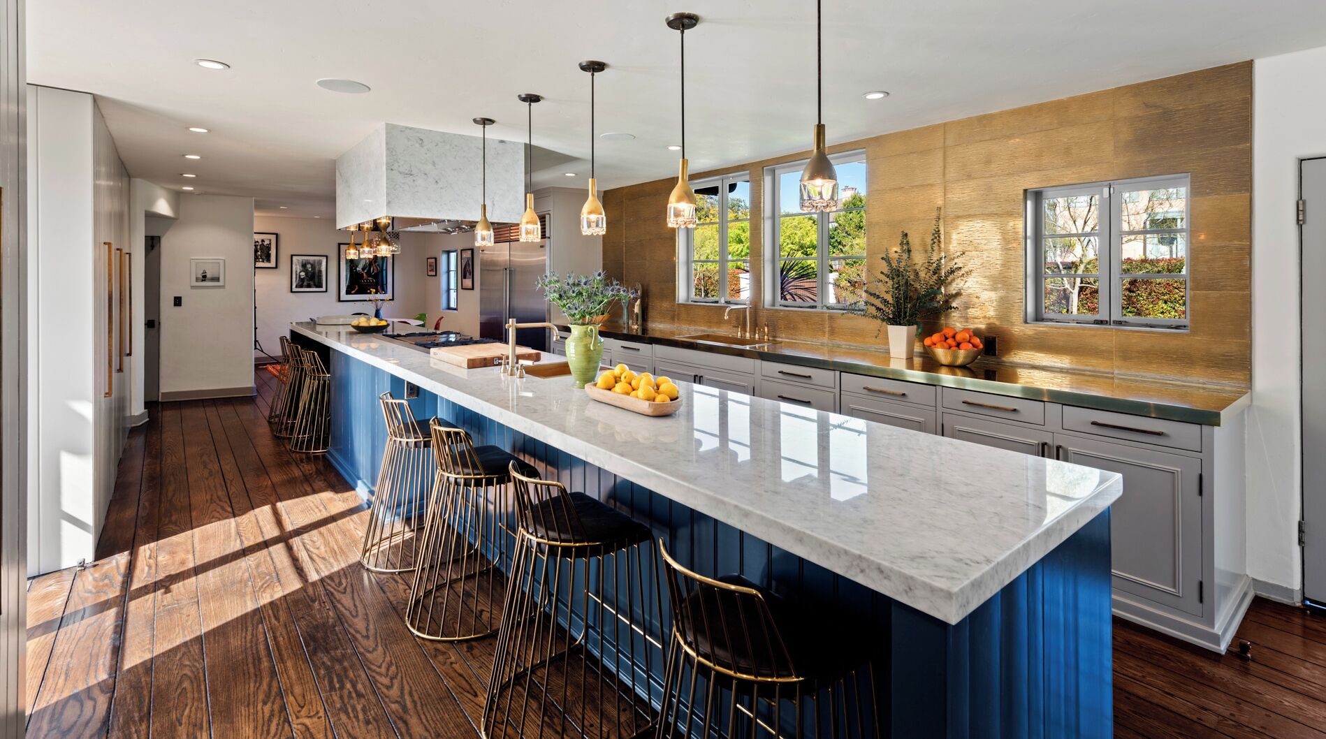 Luxury House, Multiple Beds, Pool Access, Pool View (Howard Hughes Estate ) | Private kitchen | Fridge, microwave, oven, stovetop