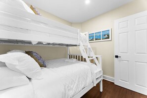 2 bedrooms, iron/ironing board, travel crib, free WiFi