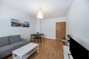 Fernseher, Kamin