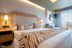 Chambre Junior, vue partielle sur la mer (Lateral) | Articles gratuits dans le mini-bar, coffres-forts dans les chambres