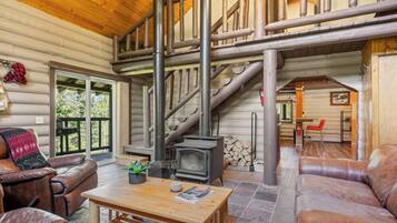 TV, fireplace, DVD player