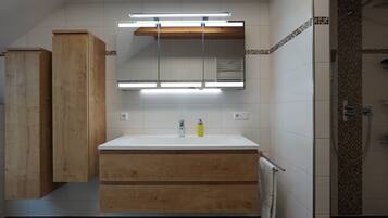 Towels, soap, toilet paper