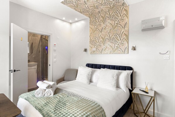 1 Schlafzimmer, Bügeleisen/Bügelbrett, kostenloses WLAN, Bettwäsche