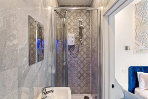 Hair dryer, towels