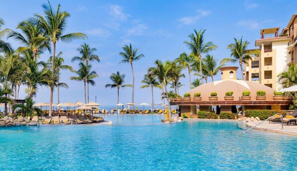 Piscine extérieure, piscine chauffée