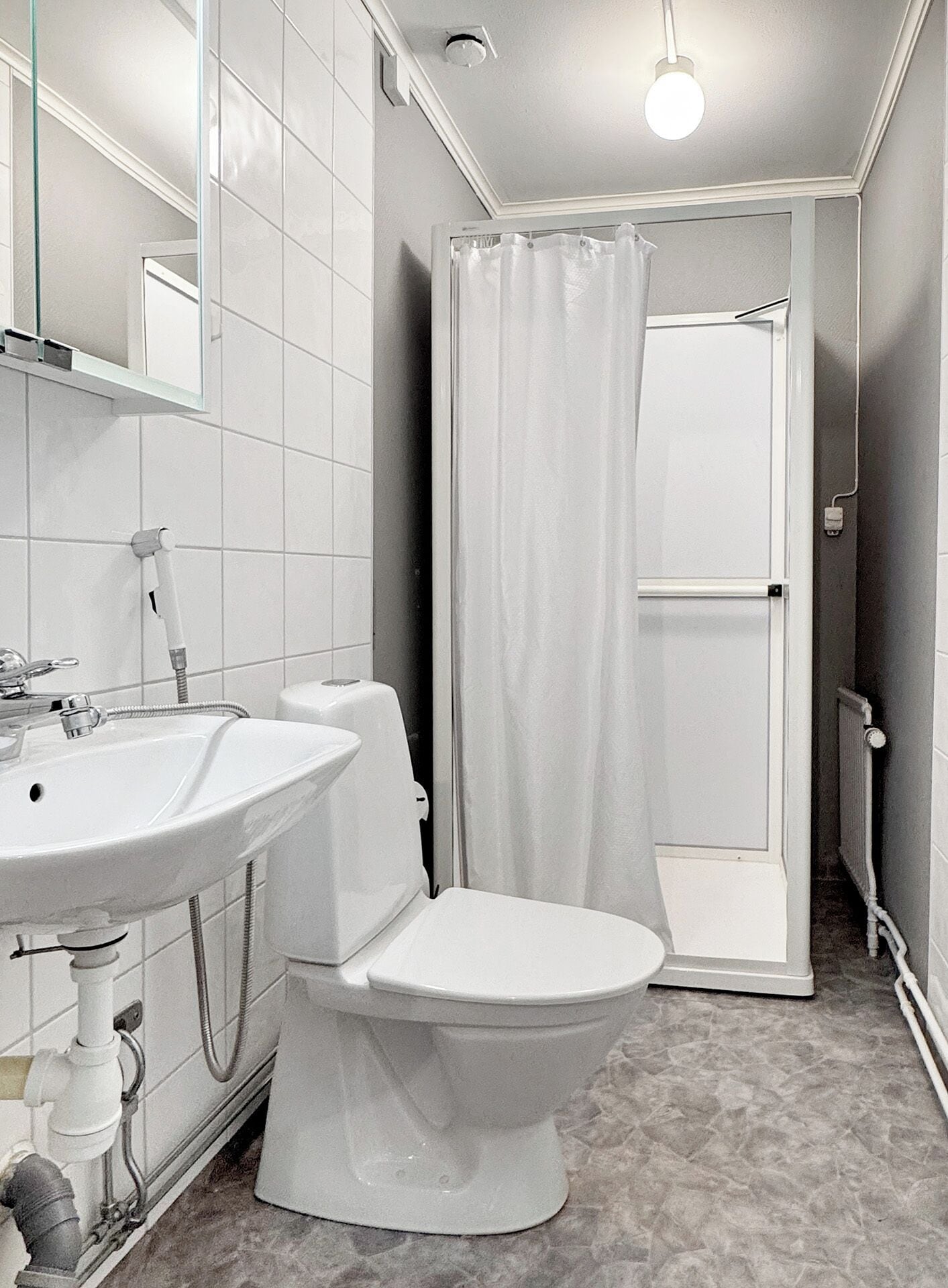 Dusj på badet