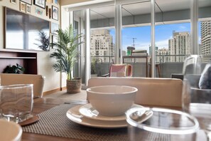 Deluxe Apartment, Bay View | Dining room - Brickell Floor 31 Sea View-Free Parking by Palermo Home (Miami)