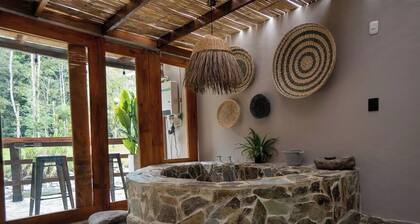 Luxury Riverfront Rainforest Retreat - Designer 3BR Estate + Private Cabin