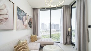 Căn hộ Cao cấp, ban công, quang cảnh thành phố | Phòng khách