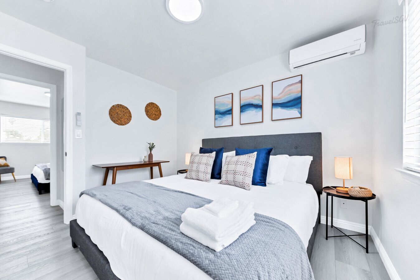 4 chambres, fer et planche à repasser, Wi-Fi gratuit, draps fournis