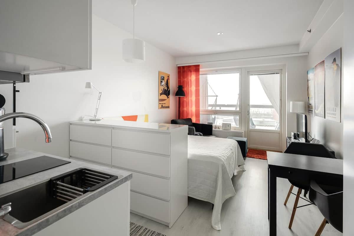 Superior-Zweibettzimmer, Balkon, Stadtblick
