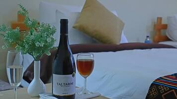 Deluxe Double or Twin Room, Valley View | In-room safe, desk, laptop workspace, iron/ironing board