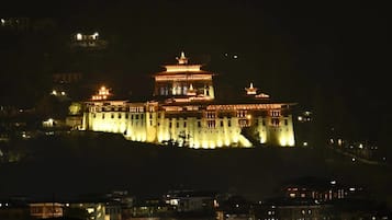 Vue depuis lâhĂ©bergement