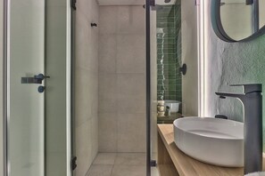 Shower, hair dryer