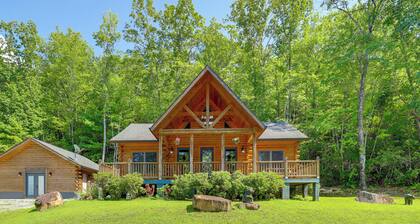 Explore Linville Falls: Cabin w/ Game Room + Deck!