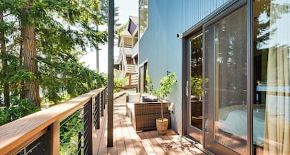 Modern Summit Lake Escape - Spacious Deck w/ View!