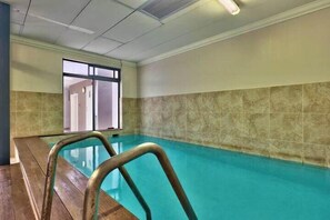 Indoor pool, a heated pool