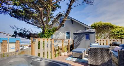 Walk to Shore: Rockaway Beach Retreat w/ Hot Tub!
