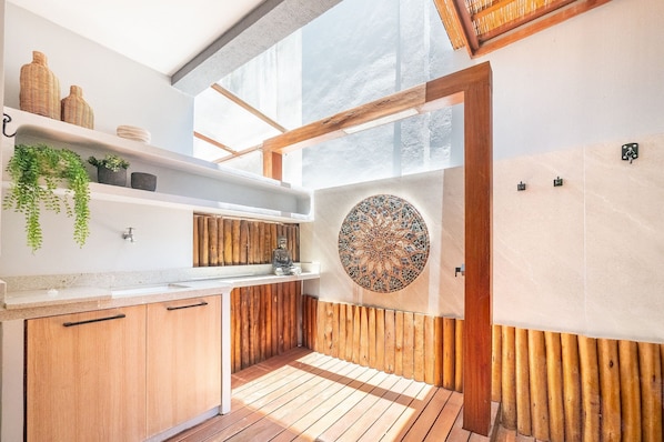 Basic Apartment | Sauna - Condominium on the Coast in Imbassai - SOV (Mata de São João)