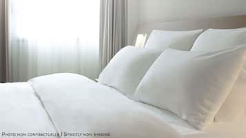 Chambres insonorisées, fer et planche à repasser, Wi-Fi gratuit