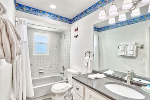 Shower, towels