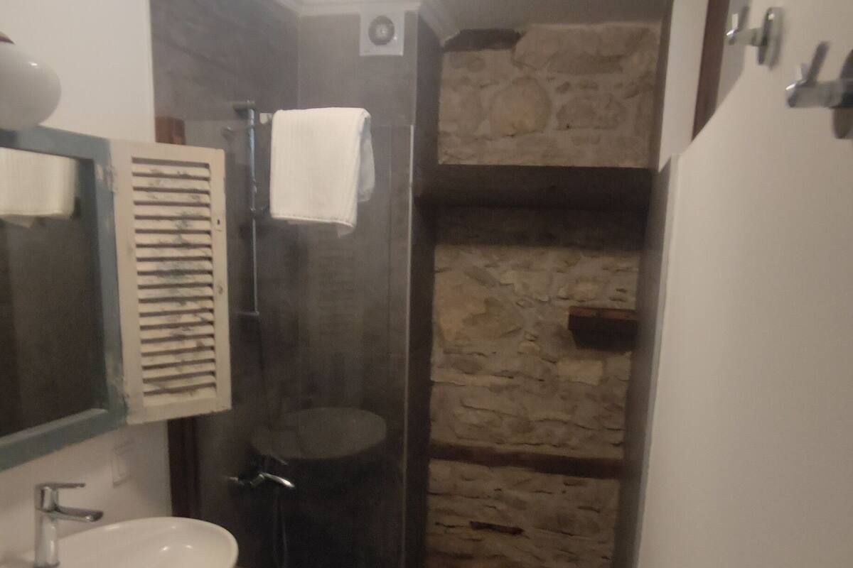 Basic Room | Bathroom | Shower, hair dryer, towels, soap