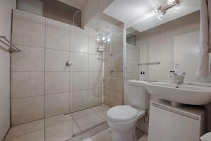 Shower, hair dryer