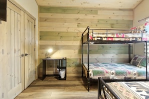 Cabana, 2 quartos | 2 quartos, espaço de trabalho para notebook