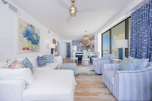 Appart'hôtel, 3 chambres | Coin séjour