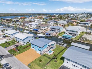 House, 2 Bedrooms | Exterior - 320 Bayland Breeze: Pet-friendly 2br W/ Water Views! 2 Bedroom Home (Fort Myers Beach)